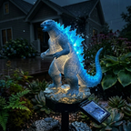 Godzilla Solar Garden Light - Glowing LED Outdoor Stake Light for Yard & Patio