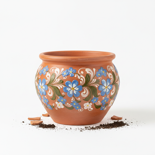 Ceramic Floral Garden Planter
